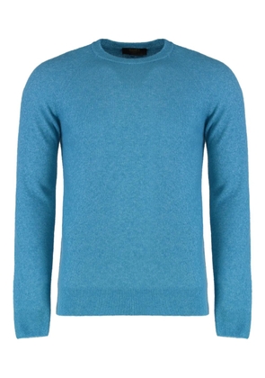 Moorer ribbed crew-neck sweater - Blue