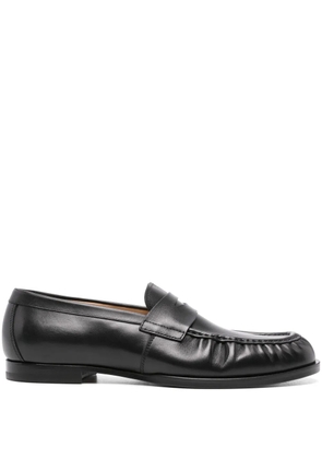 Scarosso Fred leather loafers - Black