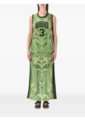 adidas x Farm Rio floral sleeveless maxi dress - Green