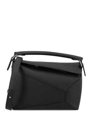 LOEWE small Puzzle leather tote bag - Black