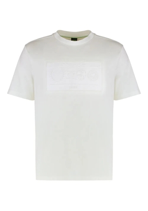 BOSS graphic-print cotton T-shirt - White