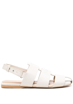 JW Anderson Slingback Fisherman leather sandals - Neutrals