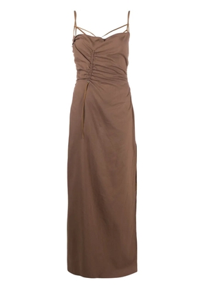 Jacquemus La robe Gaua maxi dress - Brown