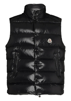 Moncler Tibb logo-patch padded gilet - Black