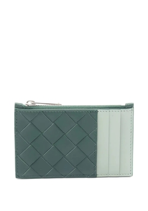 Bottega Veneta Pre-Owned 2020s intrecciato leather wallet - Green