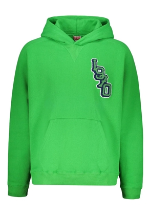 Kenzo chenille-logo hoodie - Green