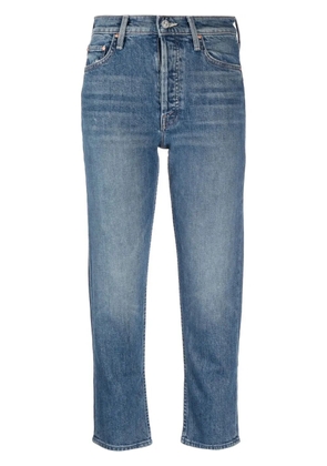 MOTHER The Tomcat cropped jeans - Blue