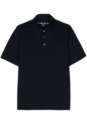 Circolo 1901 piqué-weave polo shirt - Blue
