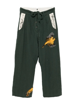 GG IN RED Birdwatcher trousers - Green