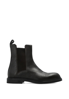 Emporio Armani leather chelsea boots - Brown