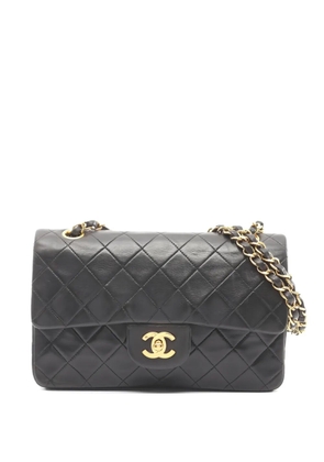 CHANEL Pre-Owned 1990s matelasse flap leather shoulder bag - Black