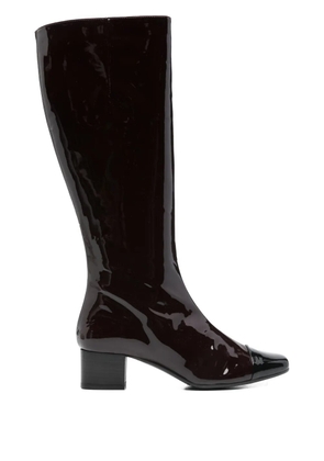 Carel Paris 45mm Malaga leather knee-high boots - Brown
