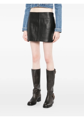 Alexander Wang low-rise mini skirt - Black