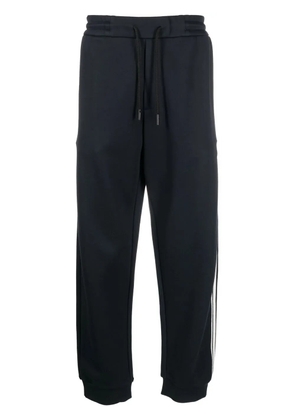 Giorgio Armani logo-embroidery track pants - Blue