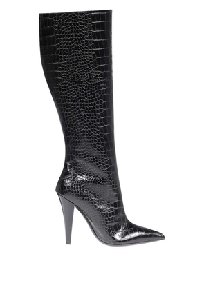 TOM FORD 110mm leather high boots - Black