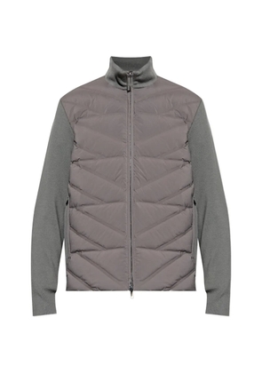 Emporio Armani chevron quilting jacket - Grey