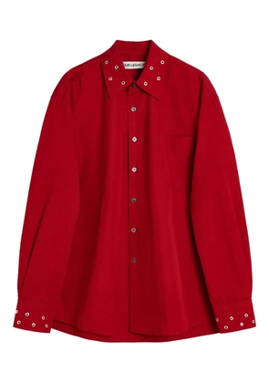 OUR LEGACY Above eyelet shirt - Red