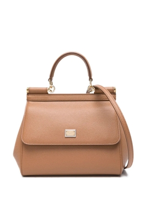 Dolce & Gabbana medium Sicily tote bag - Brown