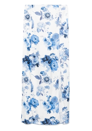 alice + olivia Stephine maxi skirt - White