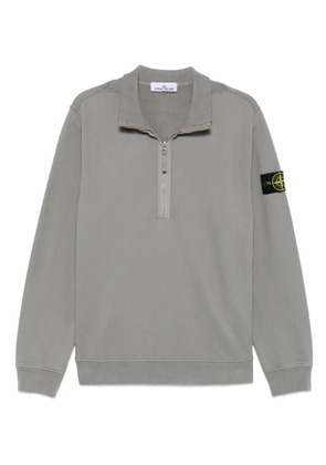 Stone Island brushed-finish fleece sweatshirt - Grey