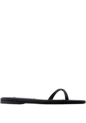 TOTEME crossover leather sandals - Black