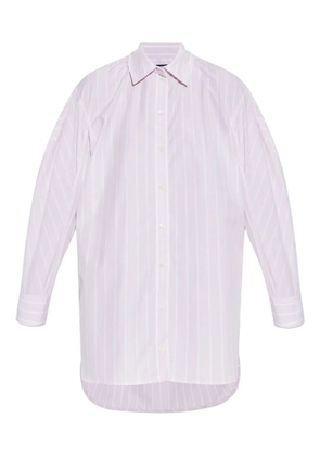Jacquemus striped cotton shirt dress - Pink