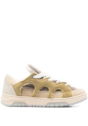 SANTHA triple-canvas sneakers - Neutrals