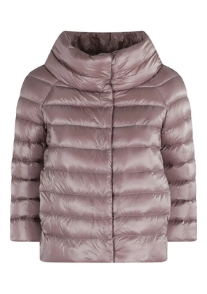 Herno quilted high-neck jacket - Pink