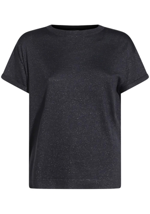 Brunello Cucinelli lurex T-shirt - Blue