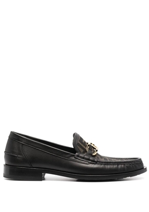 FENDI Fendi O'Lock loafers - Black