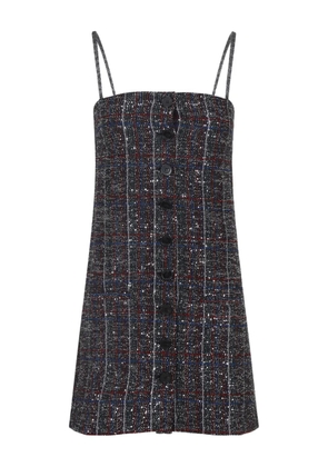 Missoni button check mini dress - Black