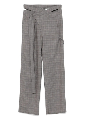 Ottolinger checked trousers - Grey