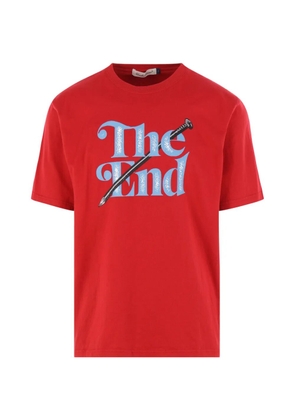 Undercover print short-sleeve T-shirt - Red