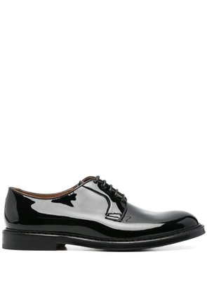 Doucal's patent Derby shoes - Black