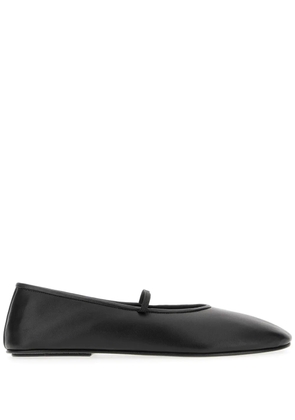 The Row elasticated-detail ballerins shoes - Black