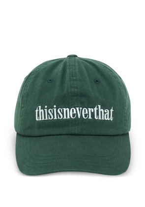 This Is Never That Onyx logo-detail baseball cap - Green