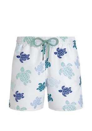 Vilebrequin turtle-print swim shorts - White