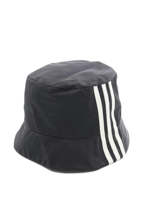 Prada Pre-Owned 00s striped leather bucket hat - Black