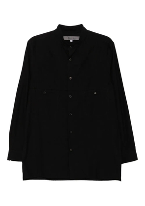 Y's Khadi panel shirt - Black
