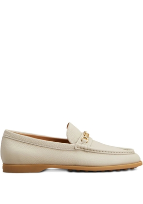 Tod's chain-detail loafers - Neutrals