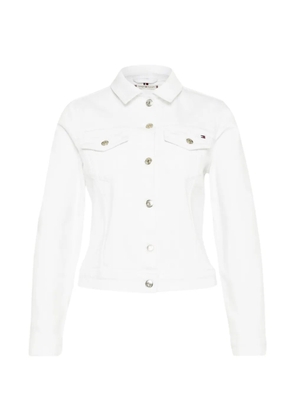 Tommy Hilfiger chest-pockets denim jacket - White