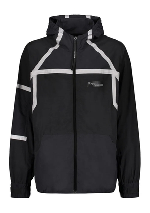 ISO.POETISM reflective-panelled hooded jacket - Black