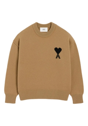 AMI Paris Ami de Coeur sweater - 288 CAMEL/BLACK