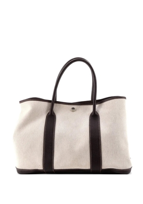 Hermès Pre-Owned Garden Party Toile and Leather 36 tote bag - Brown