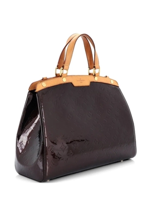 Louis Vuitton Pre-Owned Brea Handbag Monogram Vernis GM tote bag - Red