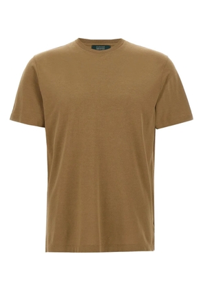 Zanone cotton T-shirt - Brown
