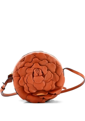 Valentino Garavani Pre-Owned Atelier 03 Rose Edition Round Leather crossbody bag - Brown