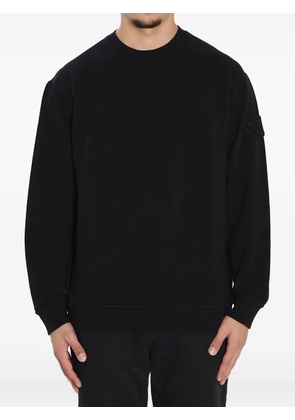 Stone Island ghost badge sweatshirt - Black
