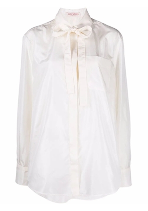 Valentino Garavani long-sleeve button-fastening shirt - Neutrals