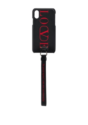 Valentino Garavani Love phone cover - Black